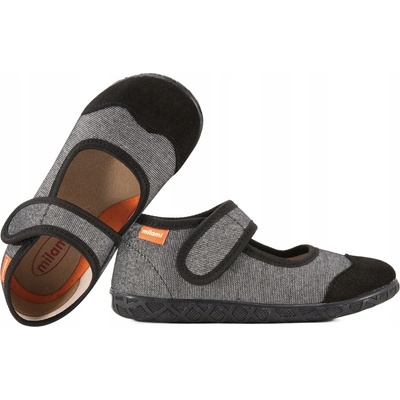 Milami 111-BR-19 BALERÍNKY DOMÁCE ELASTICKÉ papuče NA SUCHÝ ZIPS
