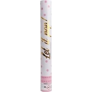 Amscan Confetti cannon pink paper straddling 40cm 9916470