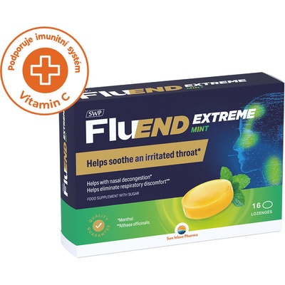 SWP Fluend Extreme mint pastilky 16 ks