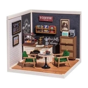 Robotime miniatúra domčeka Kaviareň inšpiráciou