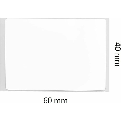 Niimbot labels R 40x60mm 125pcs White for B21, B21S, B1, B3S