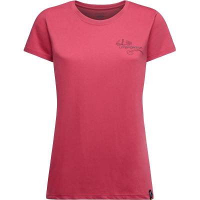 La Sportiva Дамска тениска La Sportiva Women's Climb Flower T-Shirt - Rosebay - размер XL (916-3496-0315)