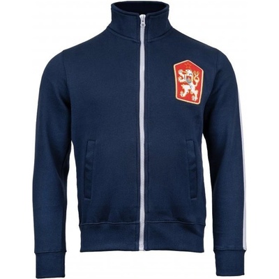 MILITARY RANGE mikina retro ČSSR s pruhem modrá – Zboží Dáma MILITARY RANGE mikina retro ČSSR s pruhem modrá – Zboží Dáma