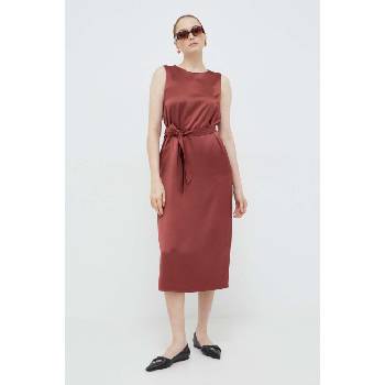 Max Mara Рокля Weekend Max Mara в червено среднодълга със стандартна кройка 2415221021600 (2415221021600)