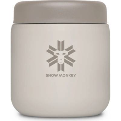 Snow Monkey termoska na jídlo Foodie Maxi 480 ml mocca brown