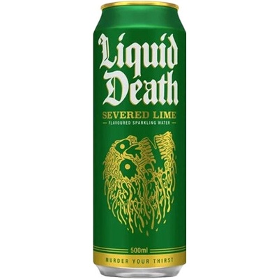 Liquid Death perlivá voda Severed Lime 0,5 l