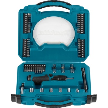 Makita Комплект битове и вложки makita 1/4" с отвертка, 65 части d-42020 (d-42020)