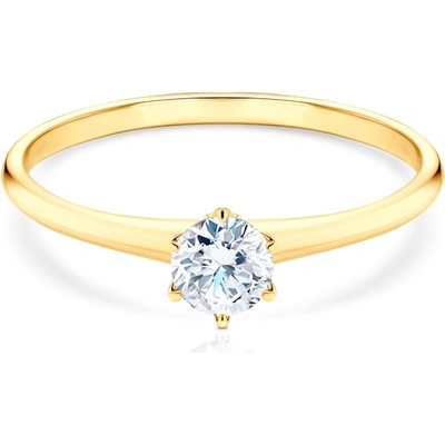 SAVICKI Годежен пръстен The Journey: злато, лабораторен диамант