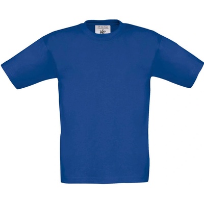 B&C dětské tričko Exact 150 kids t shirt královská modrá