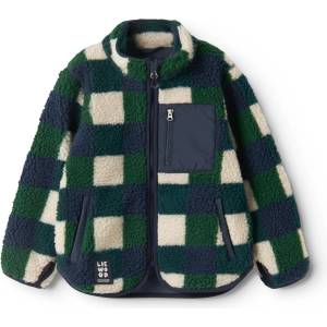 LIEWOOD Детско поларено яке LIEWOOD Kid's Nolan Pile Jacket Fleece jacket - Mega Check / Bright Garden - размер 134 (EU) (703-6690-0920)