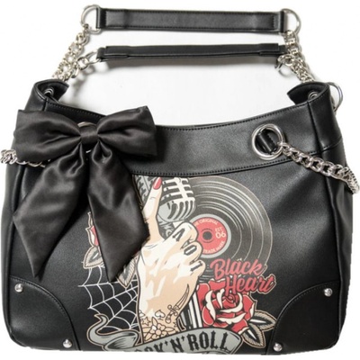 Kabelka BLACK HEART ROCK N ROLL 8063