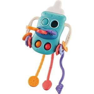 Moni Бебешка сензорна играчка Baby bottle blue (112491)