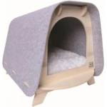 M-PETS Woody Cozy Cat House - Къщичка за котка-дърво и филц 49, 50х45х64 cm, Белгия 20301899