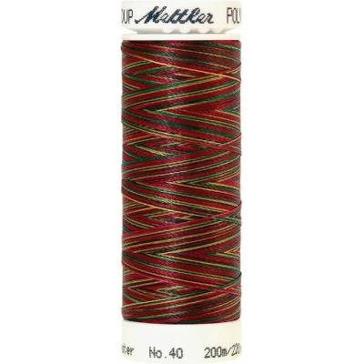 Nitě POLY SHEEN MULTI vyšívací 200m 200m art. 4820 polyester AMANN Mettler - více barev barva.: 9938 Holiday Traditions