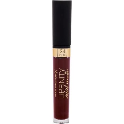 MAX Factor Lipfinity Velvet Matte 24HRS течно матово червило 3.5 ml нюанс 050 Satin Berry