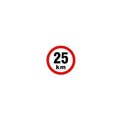 Označení rychlosti 25km, reflexní (pr.200mm) 12538