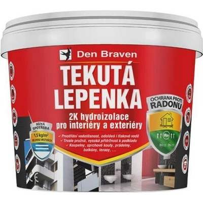 DEN BRAVEN Tekutá lepenka 2K hydroizol. 21kg