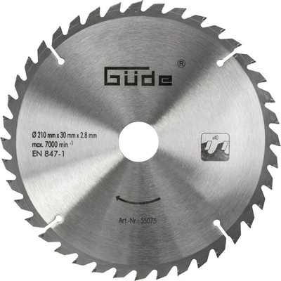 Güde Pilový kotouč SK 210 x 30 mm, 40 z – Zboží Dáma