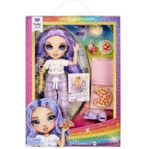 MGA Entertainment Кукла Rainbow High Jr в пижама - Виолетка (503705EUC)