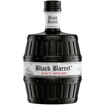 A.H. Riise Black Barrel Navy Spiced 40,0% 0,7 l (holá láhev)