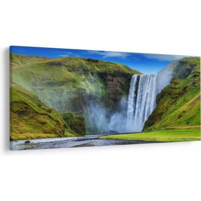 Obraz - Vodopád Seljalandsfoss, jednodielne 200x100 cm