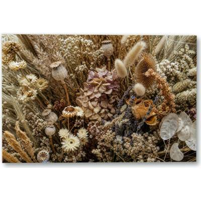 Plakát – Sušená kytice v přírodních tónech 135 × 90 cm Bez rámu Ne Bez rámu