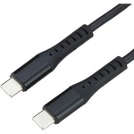  Mobilly USB4 USB-C кабел 5A, 240W, Thunderbolt 3, 40Gbps 8K@60Hz, 0, 3м, черен (XXX)