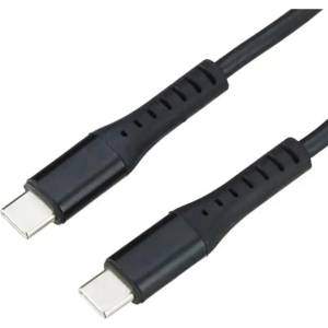  Mobilly USB4 USB-C кабел 5A, 240W, Thunderbolt 3, 40Gbps 8K@60Hz, 0, 3м, черен (XXX)