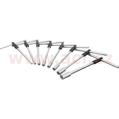 sada 8x T- kľúčov dĺžka 300 mm (6,8,10,12,13,14,17,19), BIKESERVICE