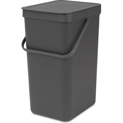 Brabantia Odpadkový koš 'Sort & Go' - 16 L, šedá