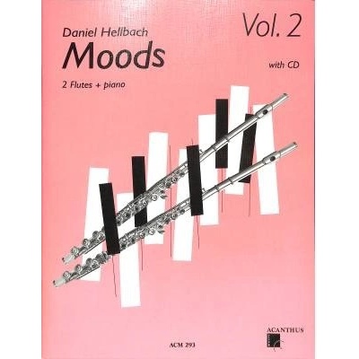 Moods 1 + CD Hellbach Daniel skladby pre dve priečne flauty a klavír