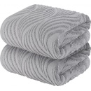 Ručníky Livarno Home Froté ručník, 50 x 100 cm, 2 kusy (šedá)