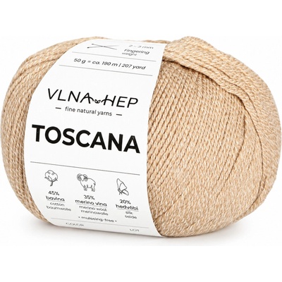 Vlna Hep Příze Toscana 142050 – Písková