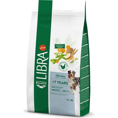 Libra Dog Senior 7+ kuracie 2 x 12 kg