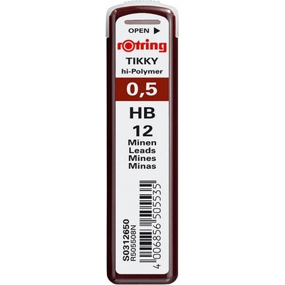 Графити Rotring Hi Polymer HB 0.5 mm (HB 0)