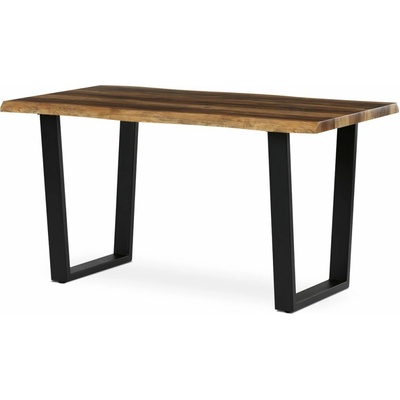 Autronic HT-F4214 OLW Jídelní stůl 140 x 75 cm hnědá černá