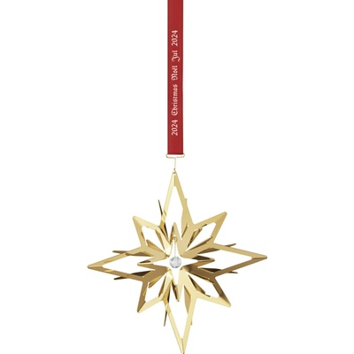 Georg Jensen Pozlátená vianočná ozdoba Star 2024 zberateľská edícia