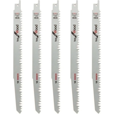 BOSCH Pílový list S 1531 L 5 ks 2608650676