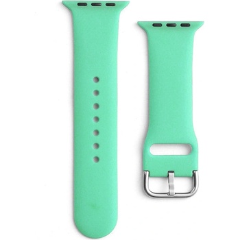 HQWear Силиконова каишка APS за Apple Watch 8/7/6/5/4/3/2 / SE (41/40 / 38mm), мента (9145576259238)
