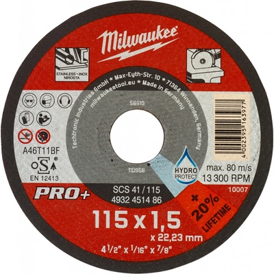 Milwaukee Tenké řezné kotouče 41 x 115 mm 4932451486