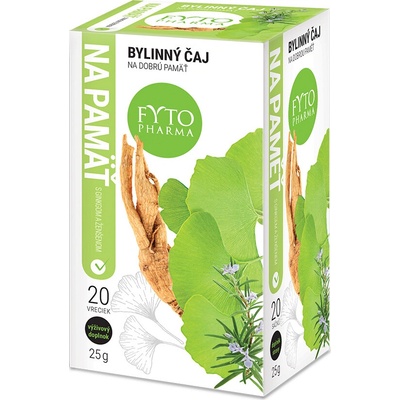 Fyto bylinný čaj NA DOBRÚ PAMÄŤ 20 x 1,25 g