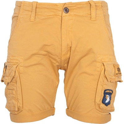 Alpha Industries Crew short Patch wheat pšenicová