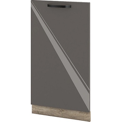 ИРИМ Врата за вградена съдомиялна Сити АРФ-Антрацит гланц-05-38 45 см