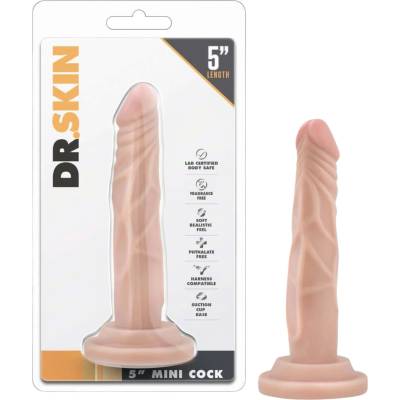 Dr Skin Dr. Skin 5 - реалистично дилдо с вендуза - натурален (14, 5 см)