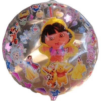 Балон за хелий кръг с вътрешно балонче