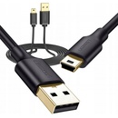 USB káble Ugreen 10386 USB - mini USB 480 Mbps, 3m, černý
