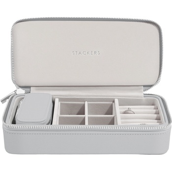 Stackers Пътническа кутия за бижута Travel Large Stackers каменносива (76156)