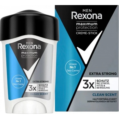 Rexona Maximum Men Protection Clean Scent Deo krém 45 ml