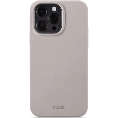 Holdit Калъф Holdit - Silicone, iPhone 15 Pro Max, Taupe (7330985160011)