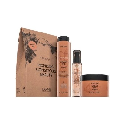 Lakmé Teknia Hair Care Argan Oil Pack комплект за хидратиране на косата 300 ml + 250 ml + 125 ml